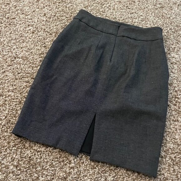 Grey Express High Waisted Skirt - Picture 2 of 5